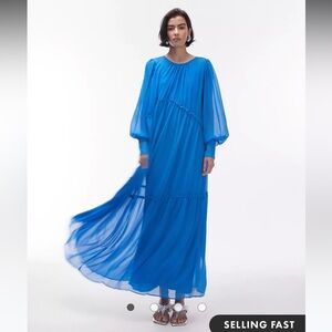 Topshop | Dresses | Nwt Topshop Tiered Chuck On Maxi Dress No Slipxs |  Poshmark